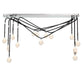 Lib & Co. Canada - LED Chandelier - Bellissima - Black Sleeve- Union Lighting Luminaires Decor