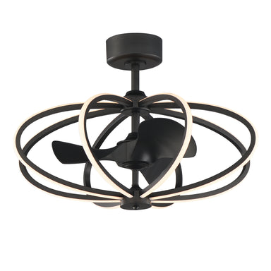 Maxim - LED Fandelight - Solstice - Black- Union Lighting Luminaires Decor