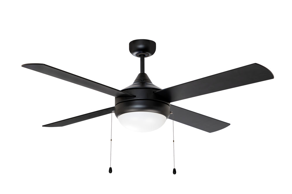 Maxim - 52" Ceiling Fan - Quattro - Black- Union Lighting Luminaires Decor