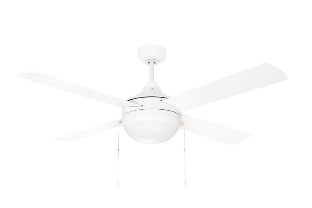 Maxim - 52" Ceiling Fan - Quattro - Matte White- Union Lighting Luminaires Decor
