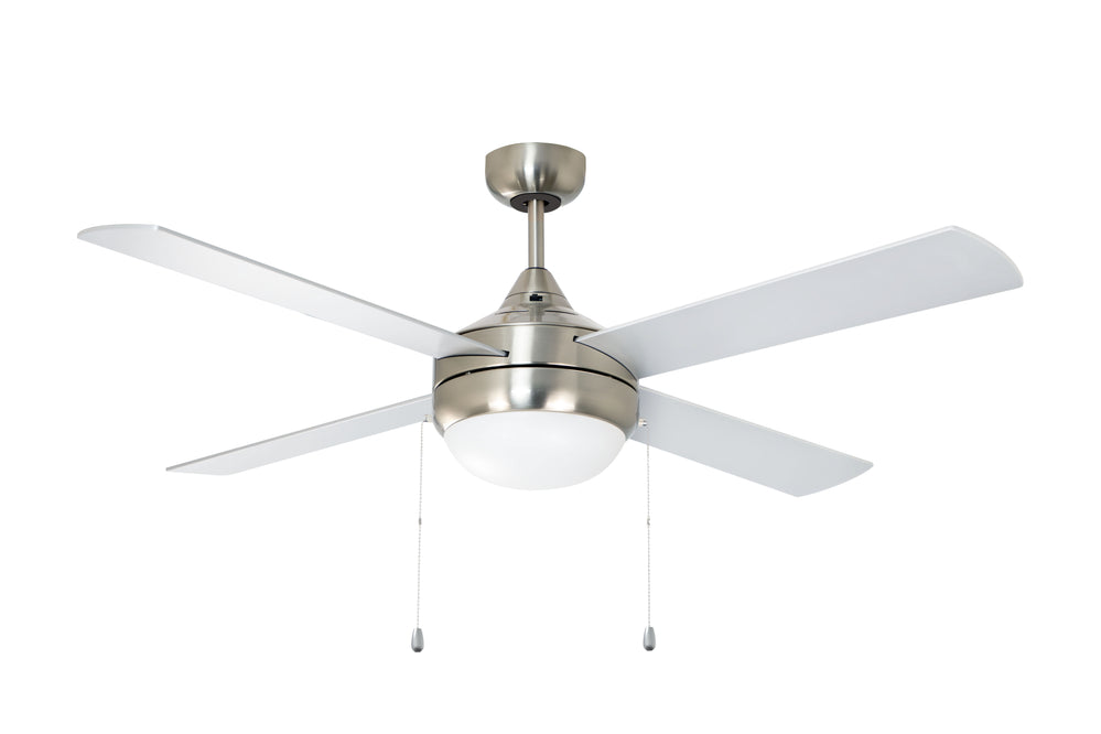 Maxim - 52" Ceiling Fan - Quattro - Satin Nickel- Union Lighting Luminaires Decor