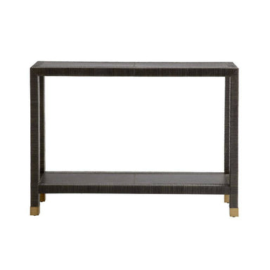 Arteriors - Console - Oswald - Graphite Leather- Union Lighting Luminaires Decor