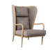 Arteriors - Chair - Stassi - Smoke Oak/Carbon Leather- Union Lighting Luminaires Decor