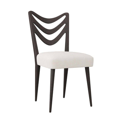 Arteriors - Dining Chair - Sutton - Ebony Mahogany/Muslin- Union Lighting Luminaires Decor