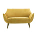 Arteriors - Settee - Leandro - Marigold Velvet- Union Lighting Luminaires Decor