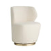 Arteriors - Chair - Poppy - Cloud Boucle/Champagne Swivel- Union Lighting Luminaires Decor