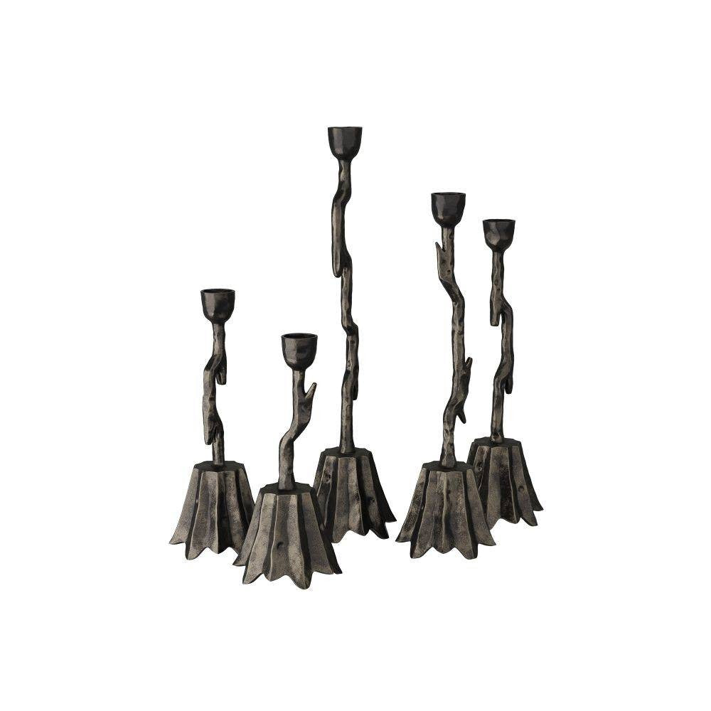 Arteriors - Candlesticks, Set of 5 - Brandt - Bronze- Union Lighting Luminaires Decor