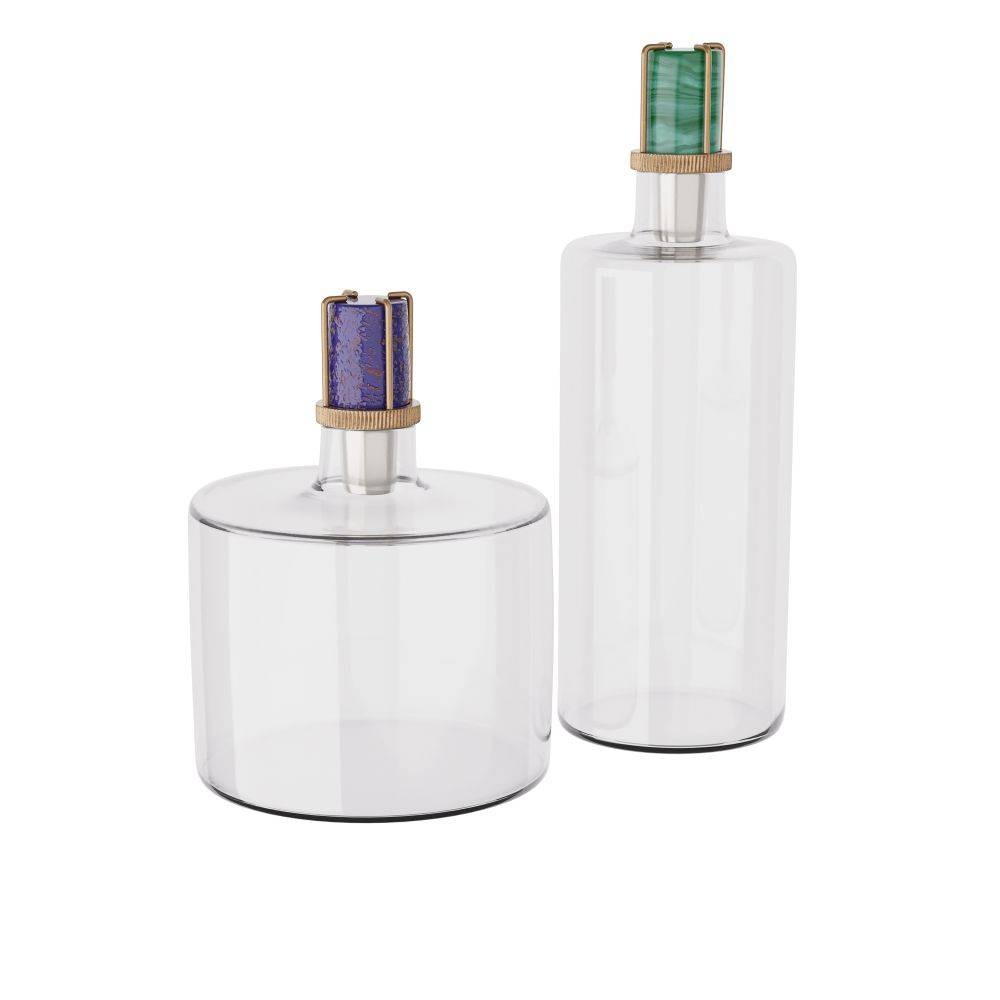 Arteriors - Decanters, Set of 2 - Adalyn - Clear- Union Lighting Luminaires Decor