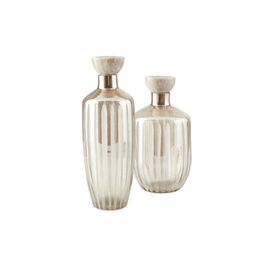 Arteriors - Decanters, Set of 2 - Arielle - Smoke Luster- Union Lighting Luminaires Decor