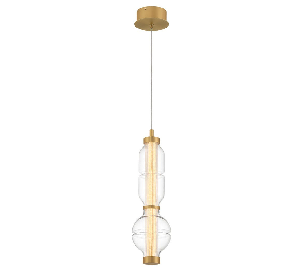 Lib & Co. Canada - LED Pendant - Milazzo - Antique Brass- Union Lighting Luminaires Decor