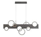 Lib & Co. Canada - LED Chandelier - Torino - Brushed Vintage Grey- Union Lighting Luminaires Decor