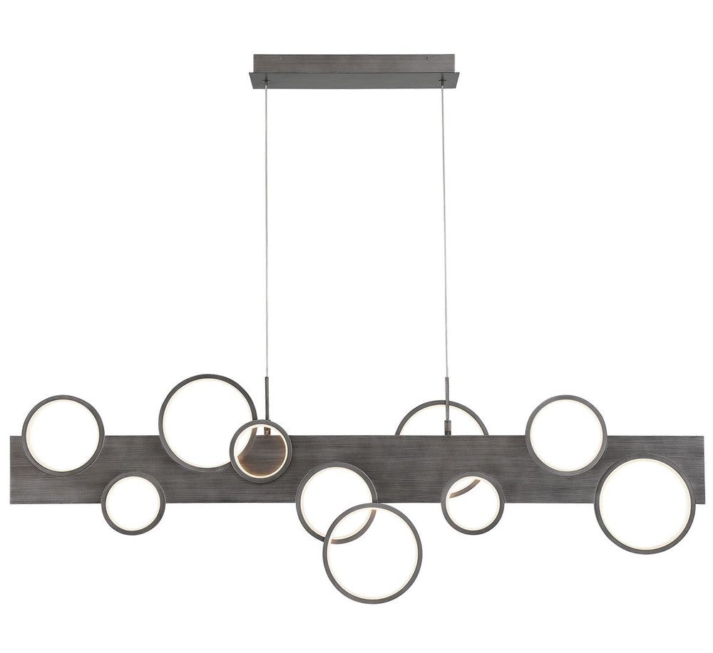Lib & Co. Canada - LED Chandelier - Torino - Brushed Vintage Grey- Union Lighting Luminaires Decor