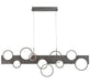 Lib & Co. Canada - LED Chandelier - Torino - Brushed Vintage Grey- Union Lighting Luminaires Decor