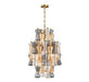 Lib & Co. Canada - Eight Light Chandelier - Veneto - Aged Brass- Union Lighting Luminaires Decor