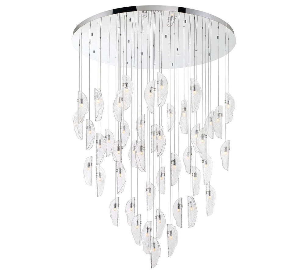Lib & Co. Canada - LED Chandelier - SORRENTO - Chrome- Union Lighting Luminaires Decor