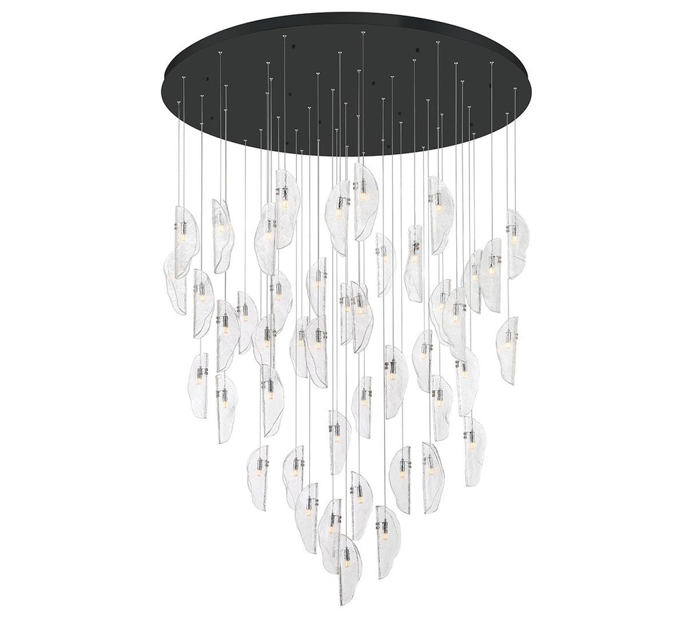 Lib & Co. Canada - LED Chandelier - SORRENTO - Matte Black- Union Lighting Luminaires Decor