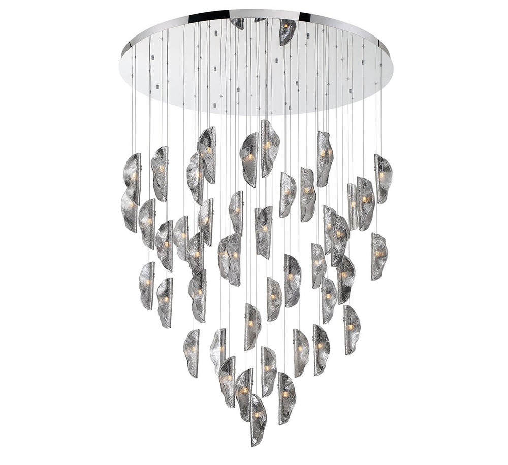 Lib & Co. Canada - LED Chandelier - SORRENTO - Chrome- Union Lighting Luminaires Decor