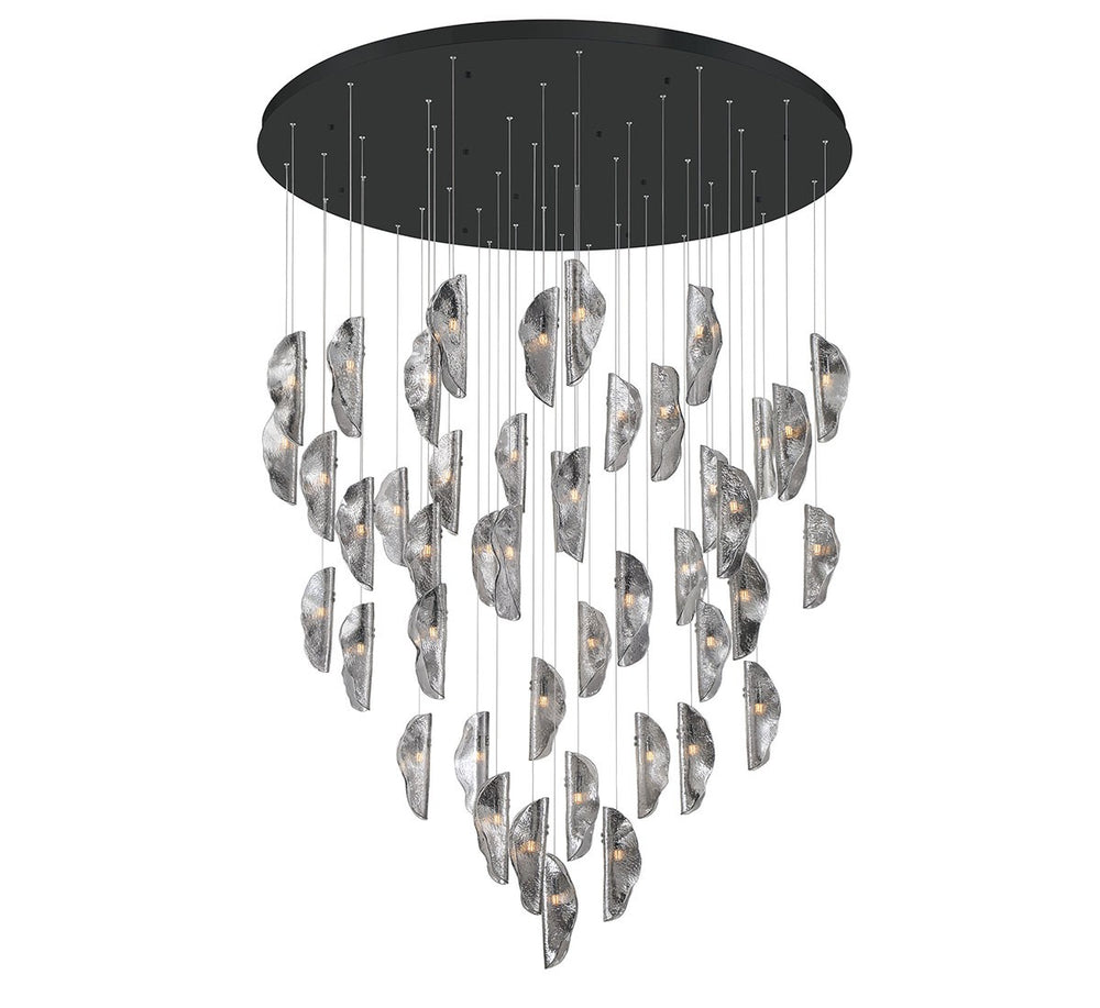 Lib & Co. Canada - LED Chandelier - SORRENTO - Matte Black- Union Lighting Luminaires Decor