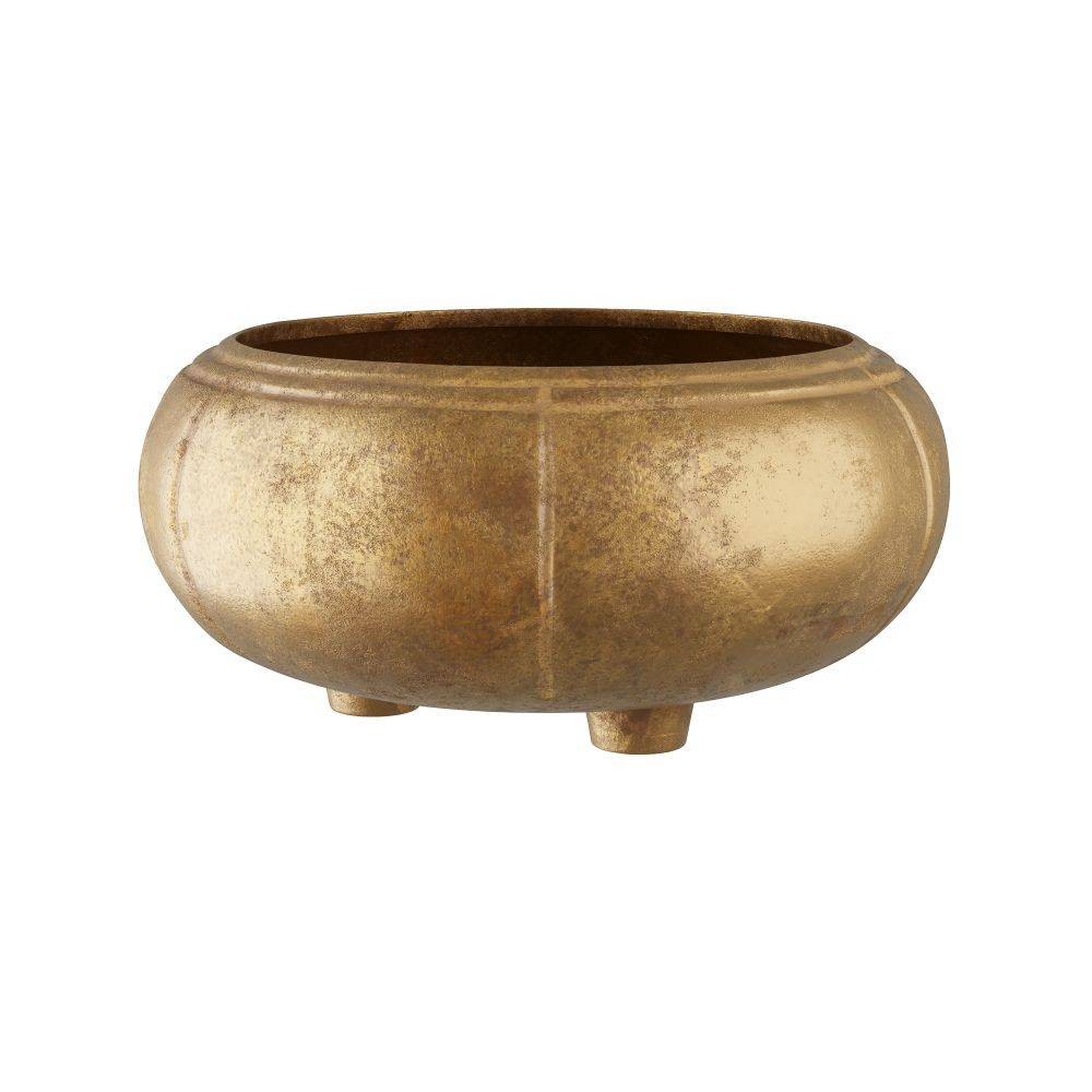 Arteriors - Cache Pot - Zehir - Antique Brass- Union Lighting Luminaires Decor