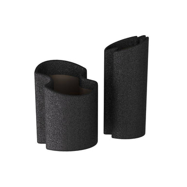 Arteriors - Vases, Set of 2 - Xyla - Black- Union Lighting Luminaires Decor