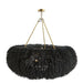 Arteriors - Chandelier - Zaria - Black Stained- Union Lighting Luminaires Decor