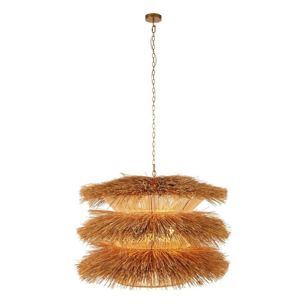 Arteriors - Pendant - Ansari - Natural Rattan- Union Lighting Luminaires Decor