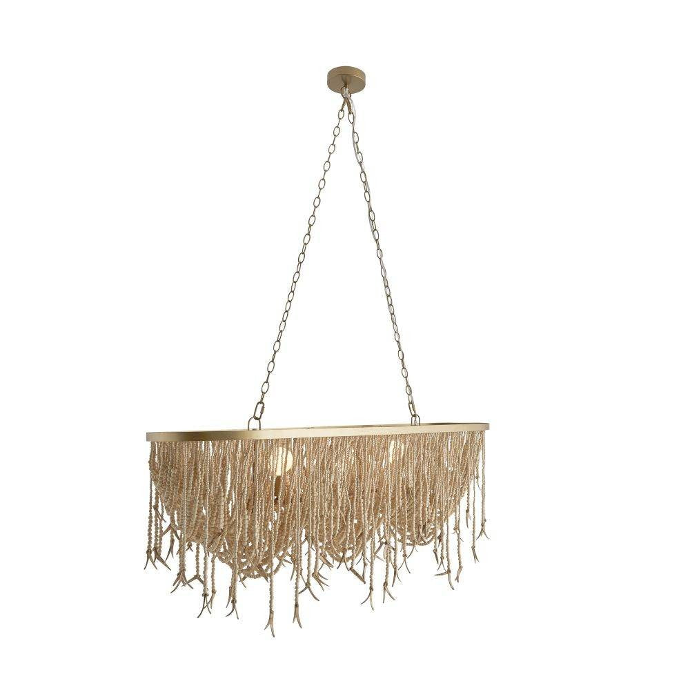 Arteriors - Chandelier - Baja - Natural Coconut Shell- Union Lighting Luminaires Decor