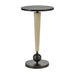 Arteriors - Drink Table - Valari - Black Marble/Ivory Leather//Bronze- Union Lighting Luminaires Decor