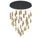 Lib & Co. Canada - LED Chandelier - SORRENTO - Matte Black- Union Lighting Luminaires Decor