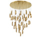 Lib & Co. Canada - LED Chandelier - SORRENTO - Plated Brushed Gold- Union Lighting Luminaires Decor