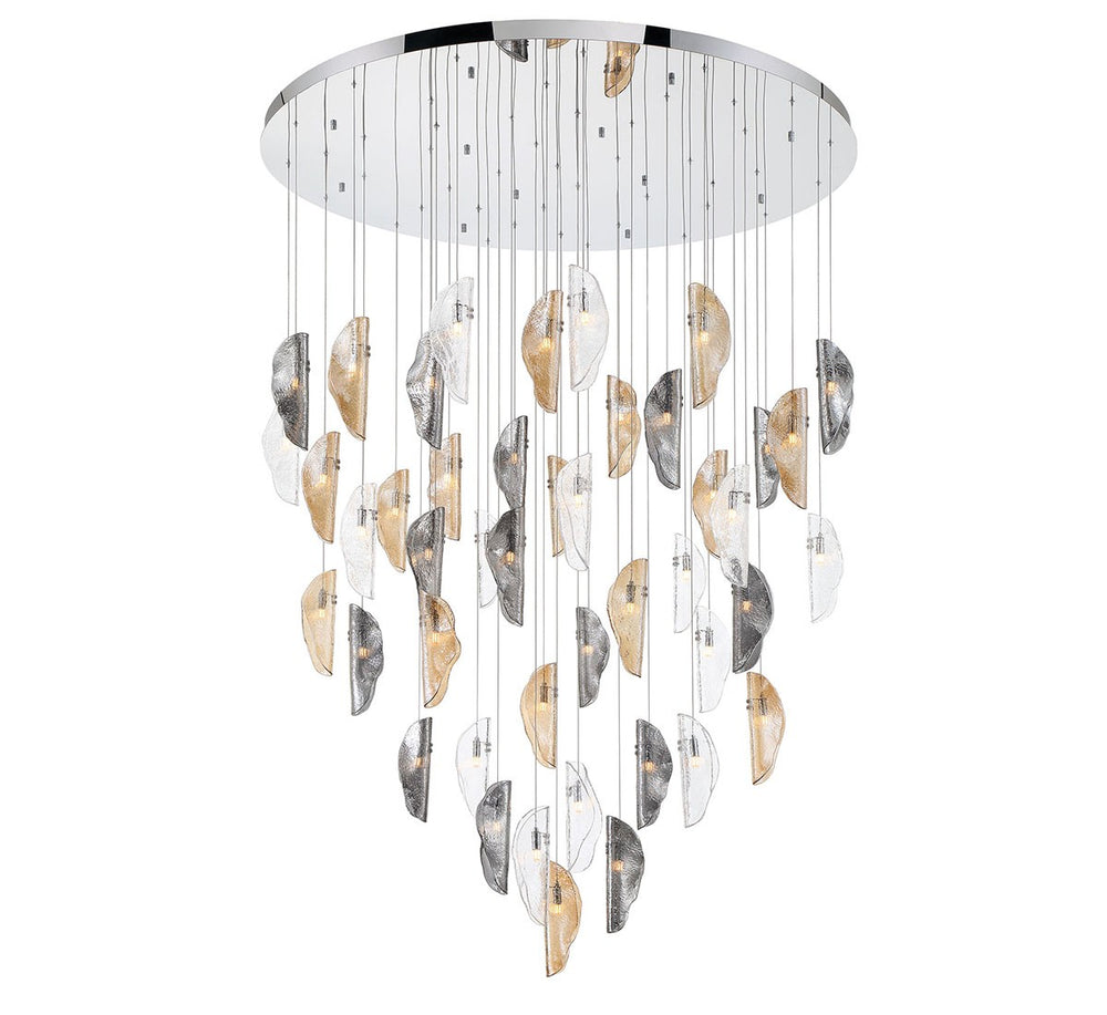 Lib & Co. Canada - LED Chandelier - SORRENTO - Chrome- Union Lighting Luminaires Decor