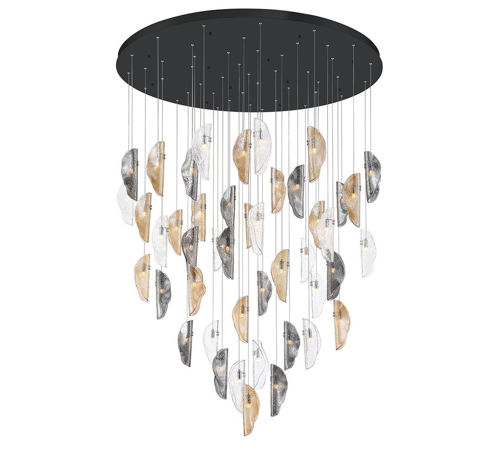 Lib & Co. Canada - LED Chandelier - SORRENTO - Matte Black- Union Lighting Luminaires Decor