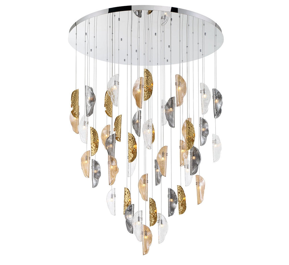 Lib & Co. Canada - LED Chandelier - SORRENTO - Chrome- Union Lighting Luminaires Decor