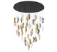Lib & Co. Canada - LED Chandelier - SORRENTO - Matte Black- Union Lighting Luminaires Decor