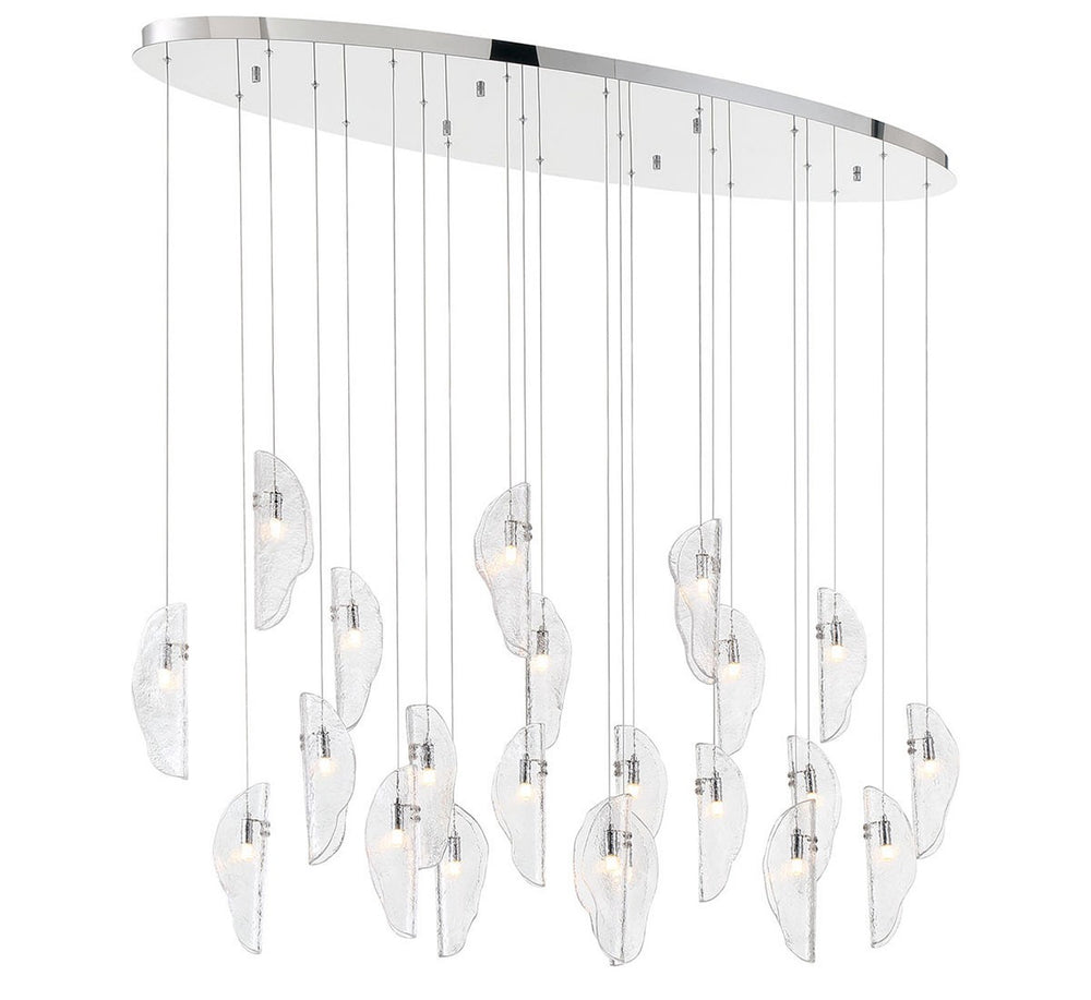 Lib & Co. Canada - LED Chandelier - Sorrento - Chrome- Union Lighting Luminaires Decor