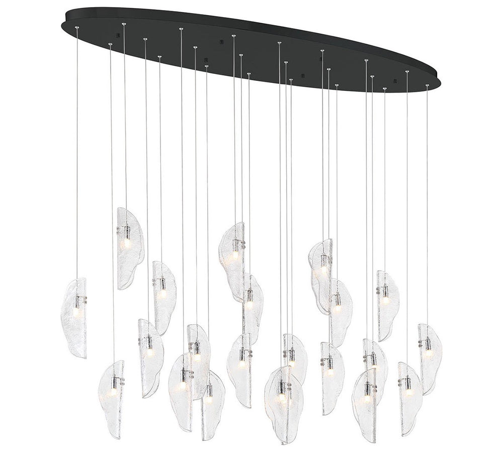 Lib & Co. Canada - LED Chandelier - Sorrento - Black- Union Lighting Luminaires Decor