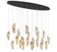 Lib & Co. Canada - LED Chandelier - Sorrento - Black- Union Lighting Luminaires Decor