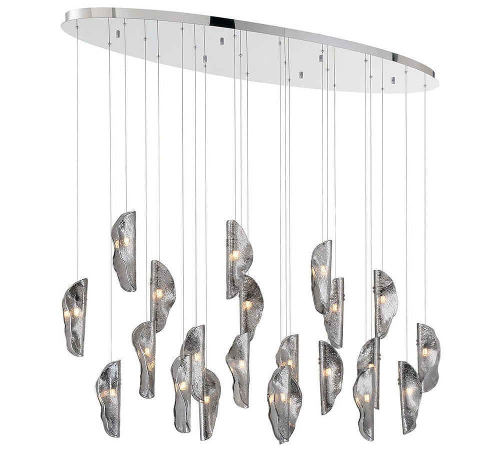 Lib & Co. Canada - LED Chandelier - Sorrento - Chrome- Union Lighting Luminaires Decor