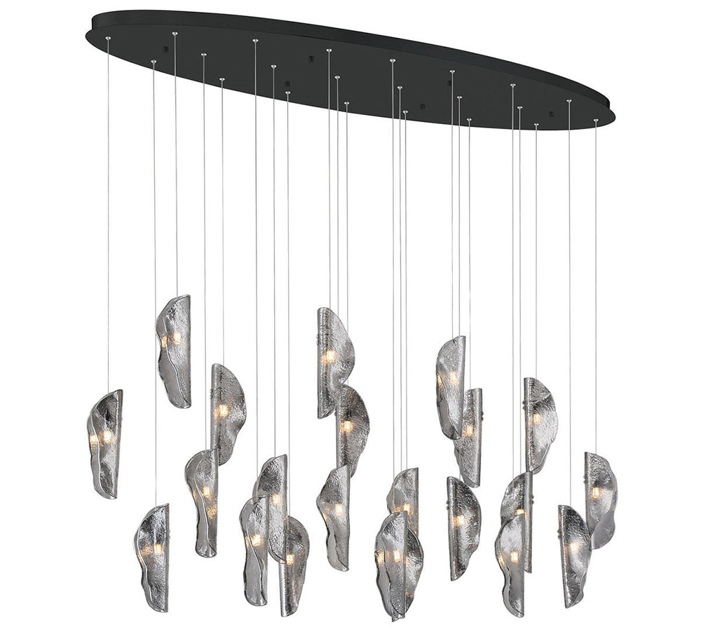 Lib & Co. Canada - LED Chandelier - Sorrento - Black- Union Lighting Luminaires Decor