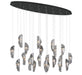 Lib & Co. Canada - LED Chandelier - Sorrento - Black- Union Lighting Luminaires Decor