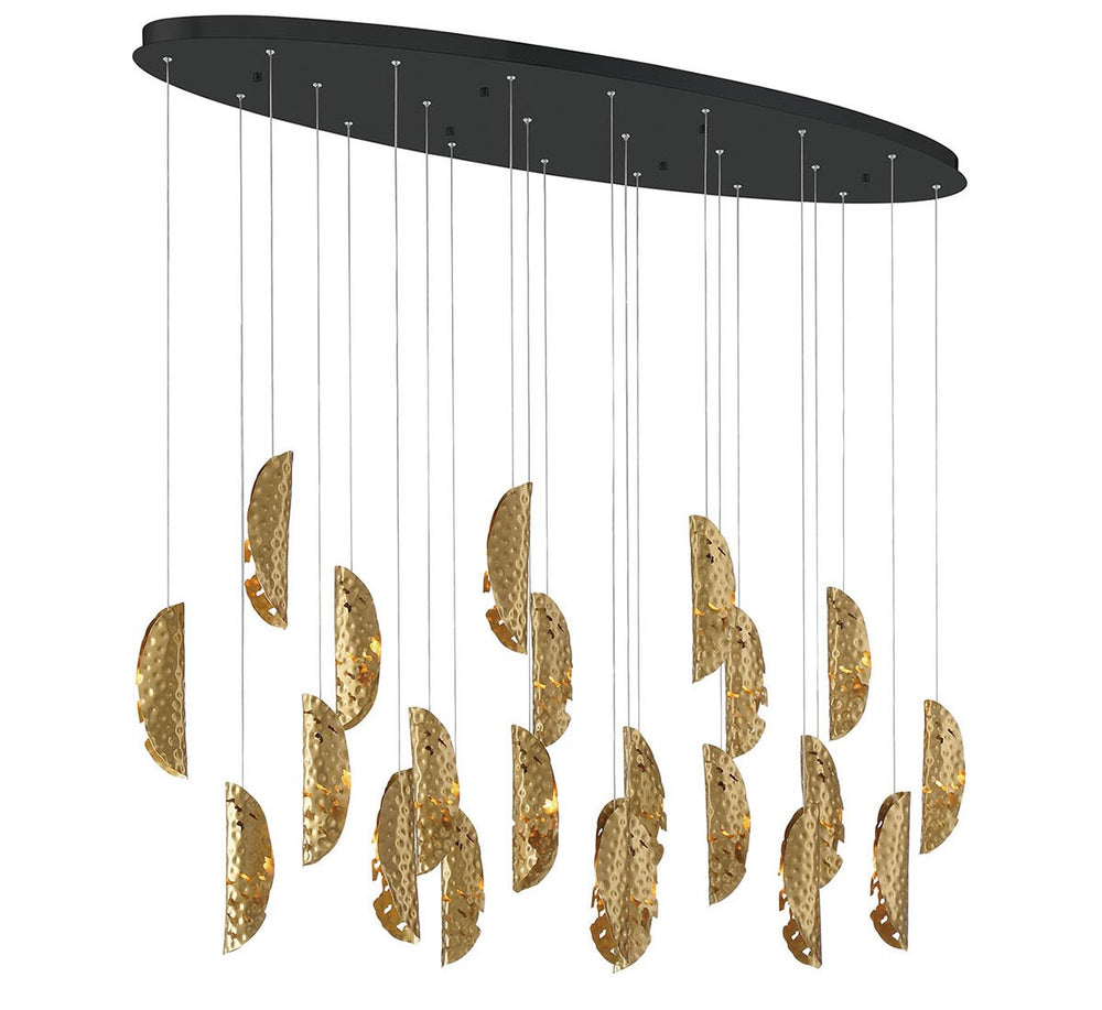 Lib & Co. Canada - LED Chandelier - Sorrento - Black- Union Lighting Luminaires Decor