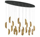 Lib & Co. Canada - LED Chandelier - Sorrento - Black- Union Lighting Luminaires Decor