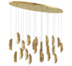 Lib & Co. Canada - LED Chandelier - Sorrento - Gold- Union Lighting Luminaires Decor