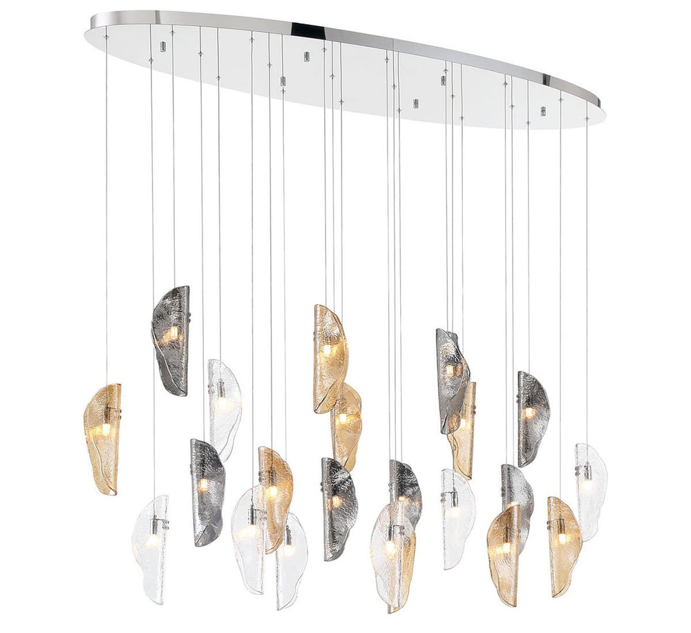 Lib & Co. Canada - LED Chandelier - Sorrento - Chrome- Union Lighting Luminaires Decor