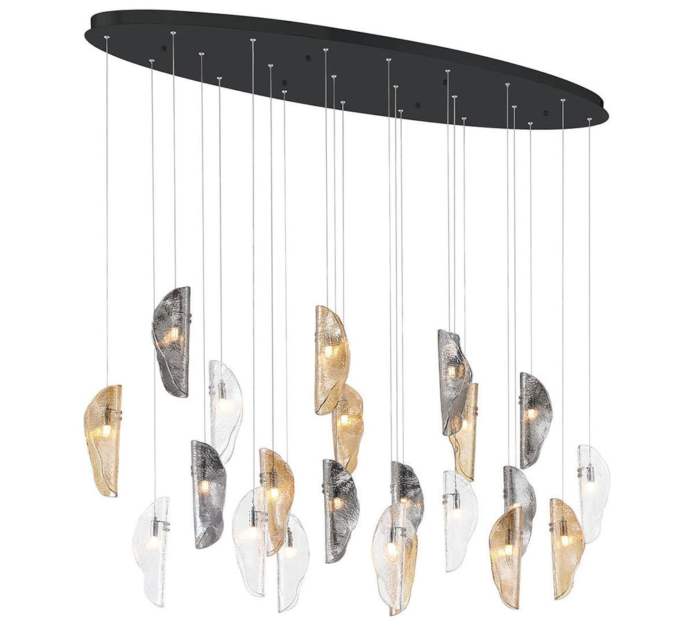 Lib & Co. Canada - LED Chandelier - Sorrento - Black- Union Lighting Luminaires Decor