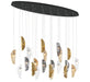 Lib & Co. Canada - LED Chandelier - Sorrento - Black- Union Lighting Luminaires Decor