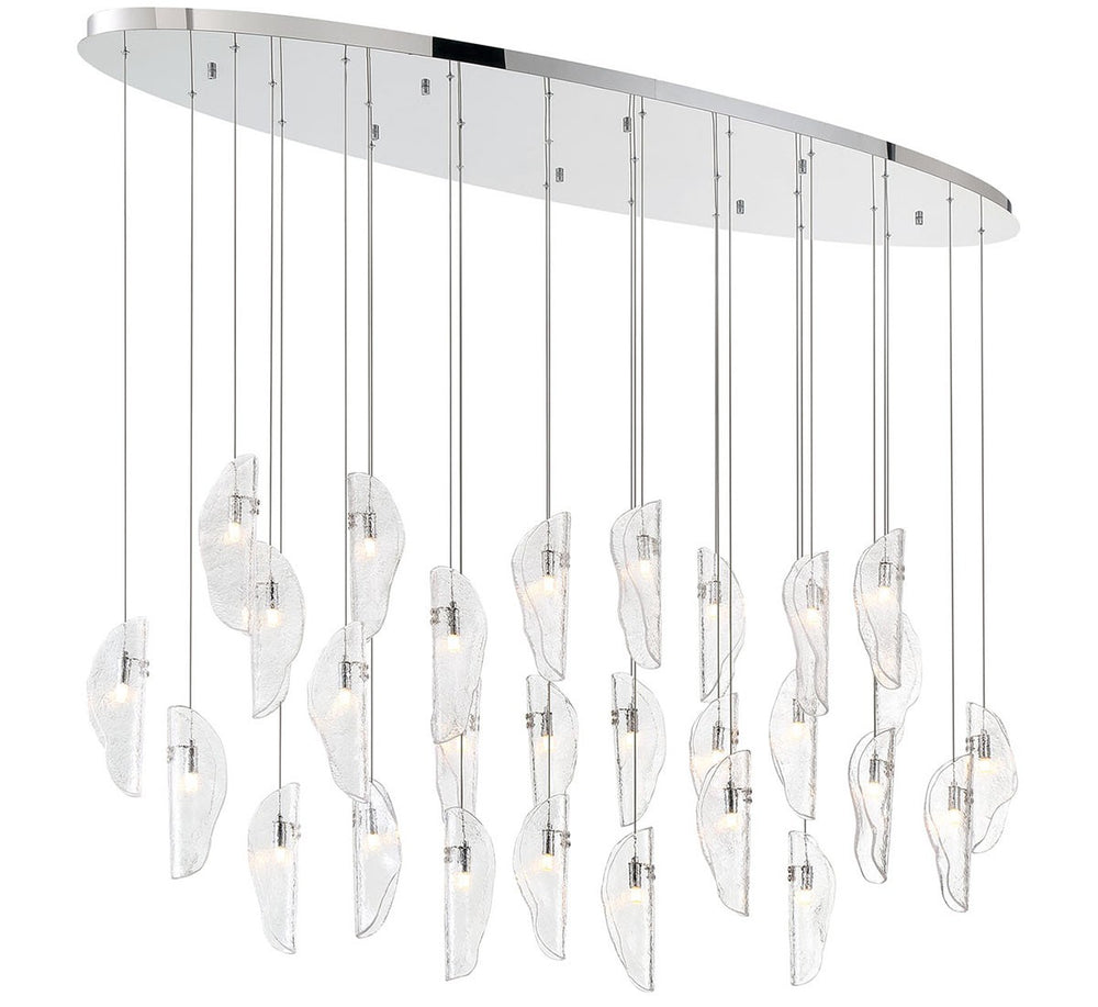 Lib & Co. Canada - LED Chandelier - Sorrento - Chrome- Union Lighting Luminaires Decor