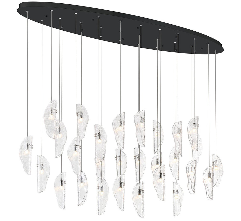 Lib & Co. Canada - LED Chandelier - Sorrento - Matte Black- Union Lighting Luminaires Decor