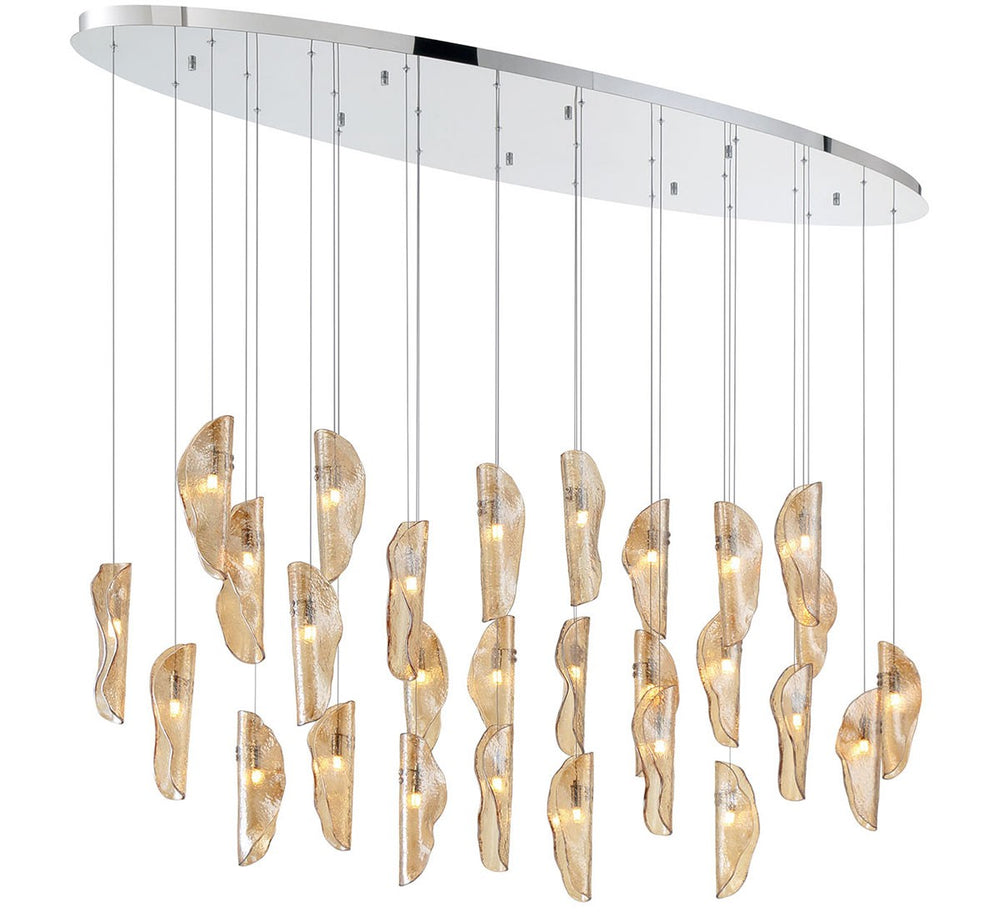 Lib & Co. Canada - LED Chandelier - Sorrento - Chrome- Union Lighting Luminaires Decor