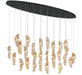 Lib & Co. Canada - LED Chandelier - Sorrento - Matte Black- Union Lighting Luminaires Decor